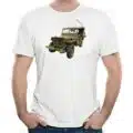 Retro tričko s potiskem pro motoristy – Jeep Willys