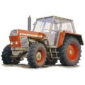 Tričko s retro motivem - T25 - traktor Zetor 8045