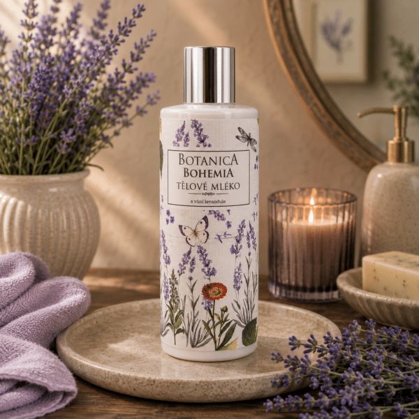 Botanica Bohemia tělové mléko 200 ml - levandule