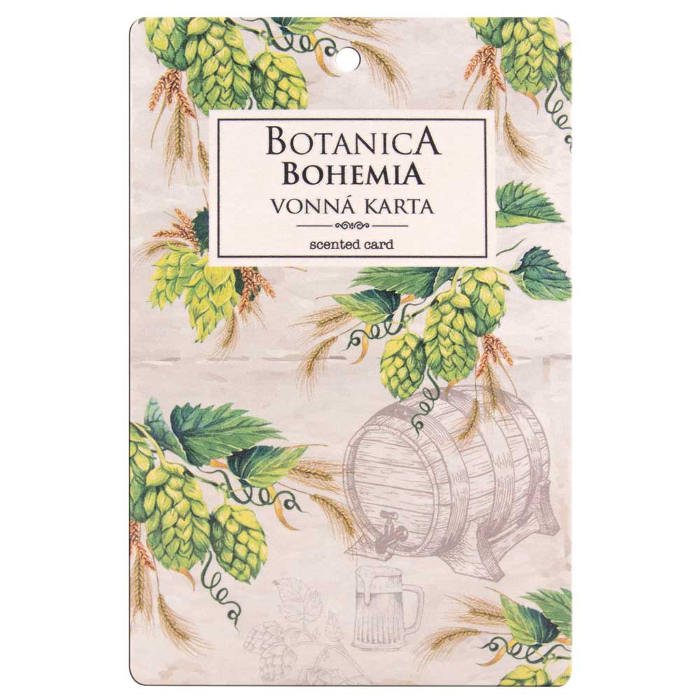 Botanica vonná karta - chmel