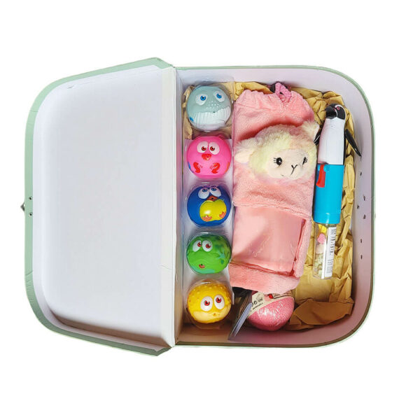 Dětský kufřík s hračkami a batohem - lama