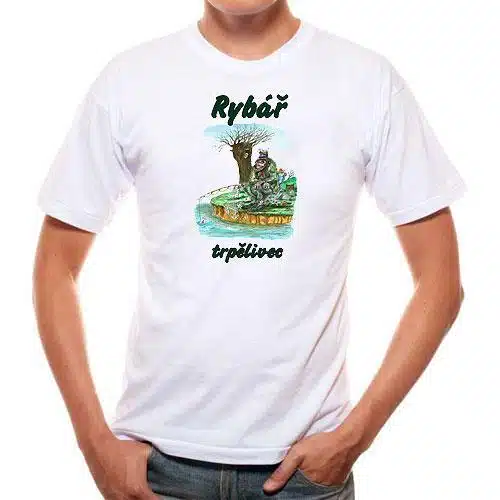 Pivrnec tričko s potiskem pro rybáře