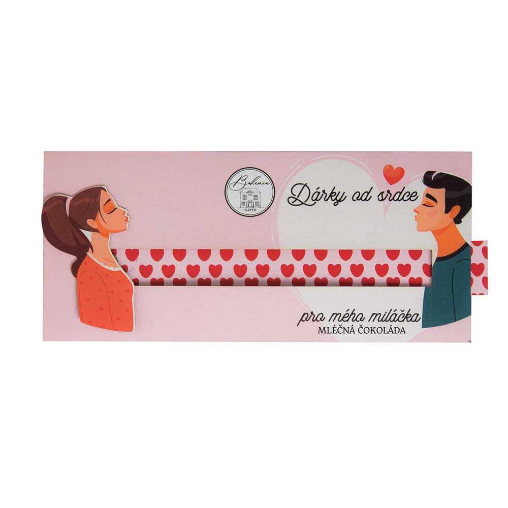 Dárková interaktivní čokoláda pro zamilované