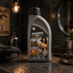 Retro industriální sprchový gel 3v1  500 ml - černovláska