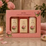 BG DB sprchový gel 100ml, tuhé mýdlo 100 g a sprchový gel 2v1 100 ml - růže