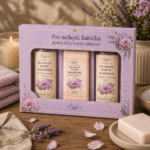 BG DB sprchový gel 100ml, tuhé mýdlo 100 g a sprchový gel 2v1 100 ml - Pro nejlepší babičku
