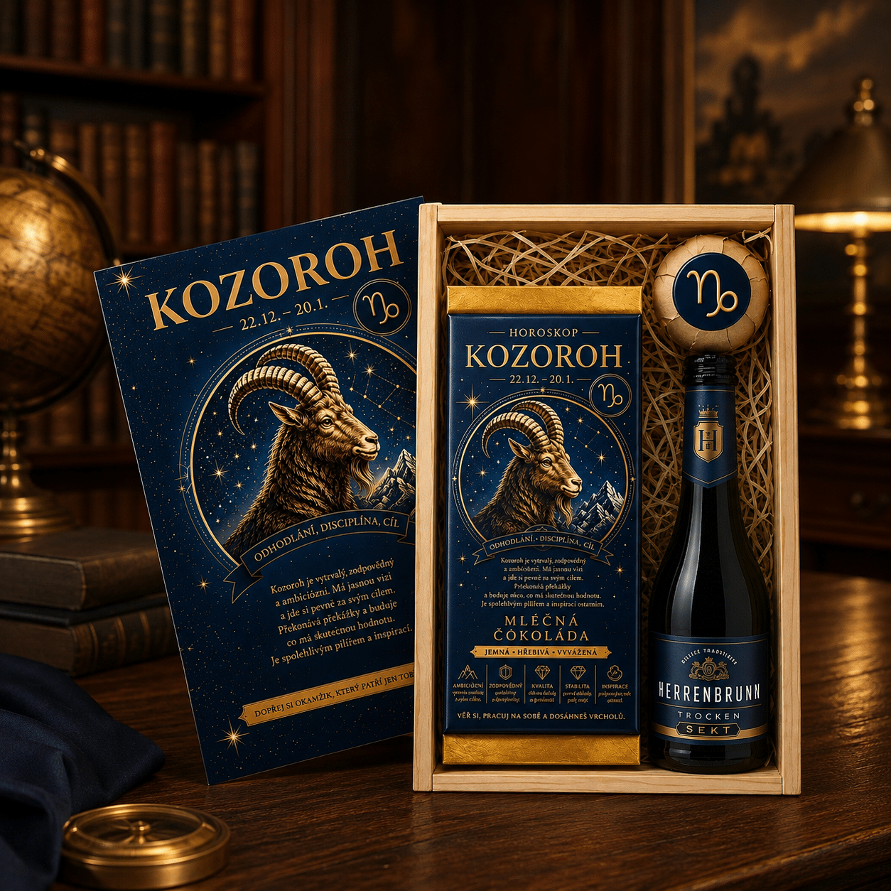 BC260316 Dárková bedna - znameni zvěrokruhu - KOZOROH - Obrázek 1
