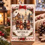 Vánoční tuhé mýdlo 200 g - světlé - děti