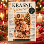 Vánoční mléčná čokoláda 100g - Krásné  rodinné Vánoce